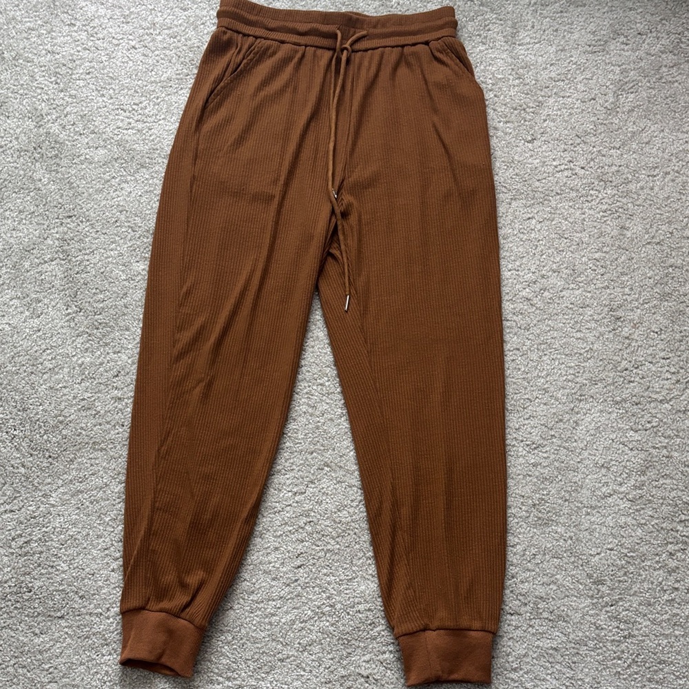 pretty garden Brown Ribbed Tracksuit Set - Picture 2 of 5